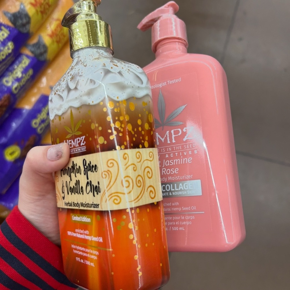 Hempz Pumpkin Spice & Vanilla Chai and Jasmine Rose Moisturizers